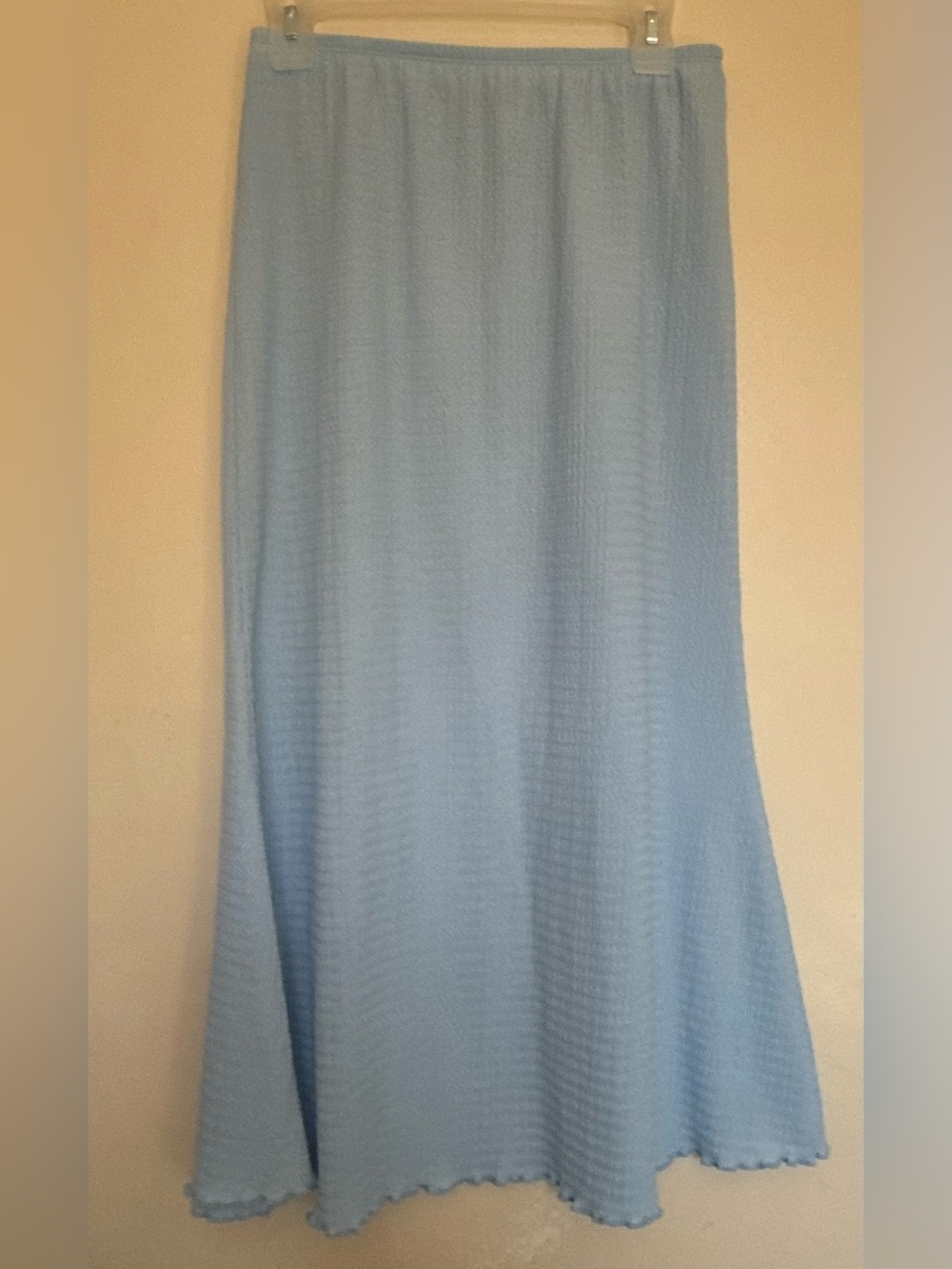 Light Blue Maxi Skirt - Women's Everyday A-Line Skirt